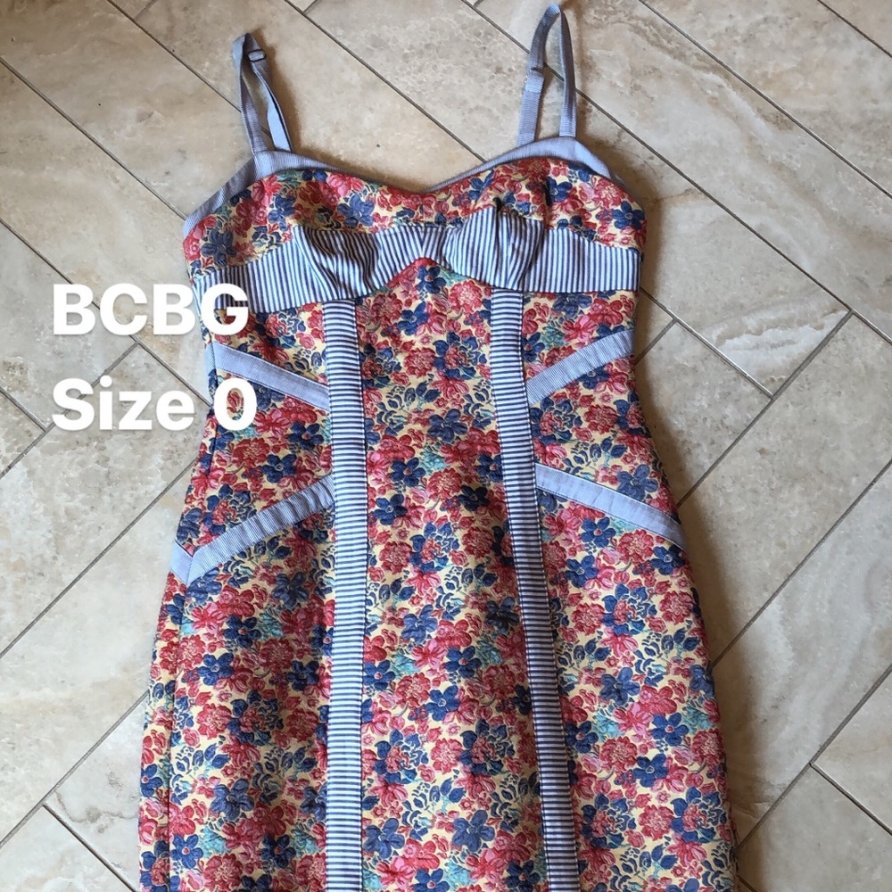 BCBG floral dress